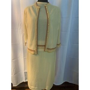 Talbott Traveler Three Piece Skirt Suit Vintage Size 16 BUT‎ More Like A 12